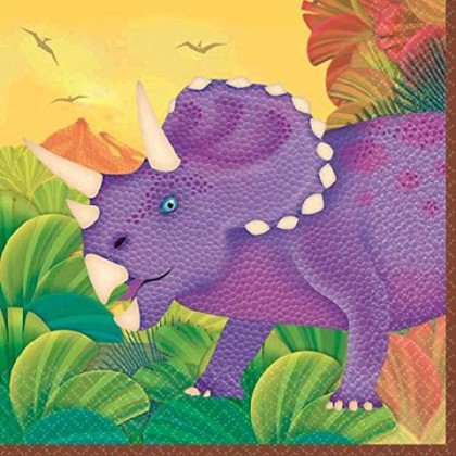 Prehistoric Party Beverage Napkins