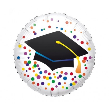 S40 Standard Graduation Foil Balloon S40 Packaged