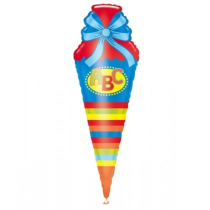 P35 SuperShape ABC School Cornet Foil Balloon P35