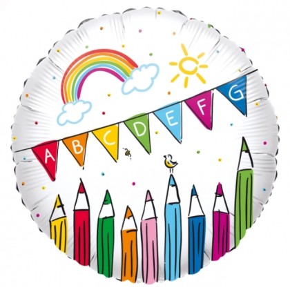 S40 Standard School Start Foil Balloon S40 Package