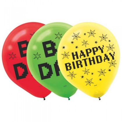 TNT Party! Printed Latex Balloons