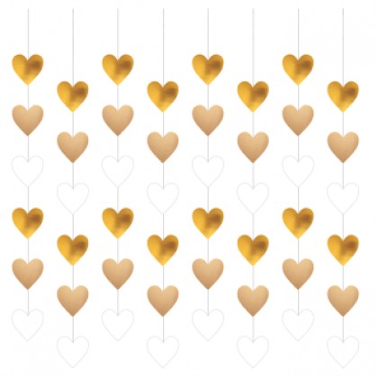 8 String Decorations Wedding Paper Length 130 cm