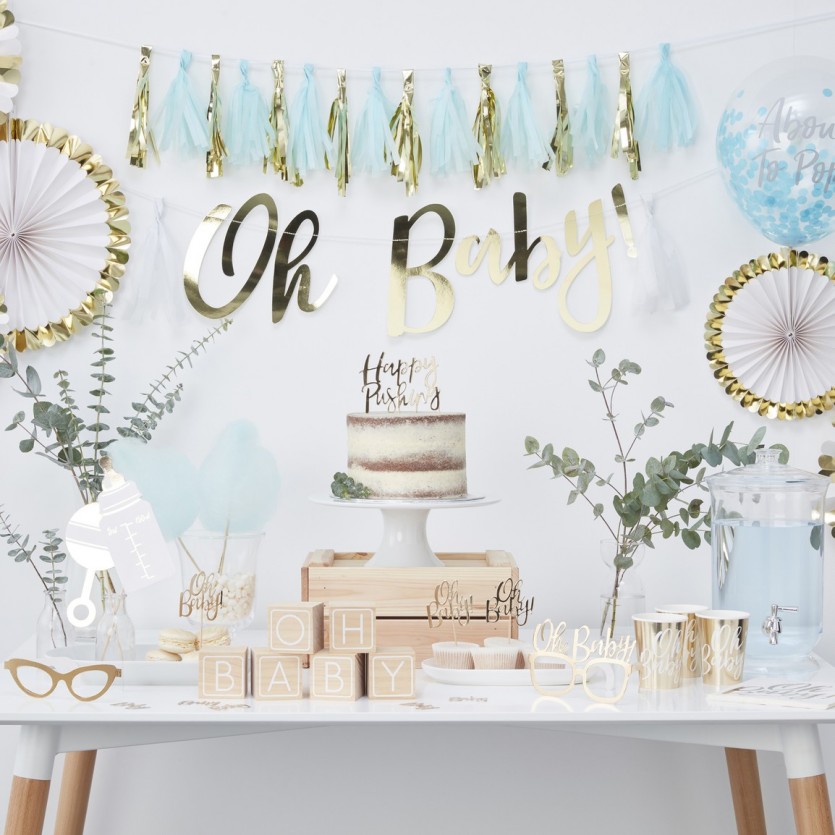Tassel Garland - Blue & Gold