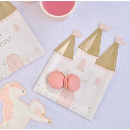 Princess Castle Paper Plate