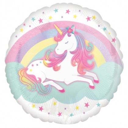 S40 Standard Enchanted Unicorn Foil Balloon S40 Pa