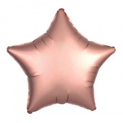 C16 Standard Silk Lustre Rose Copper Star Foil Bal
