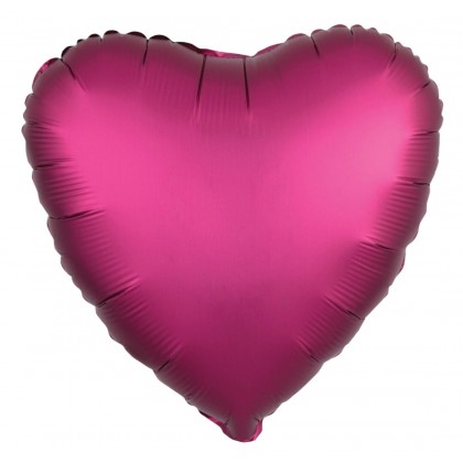 C16 Standard Silk Lustre Pomegranate Heart Foil Ba