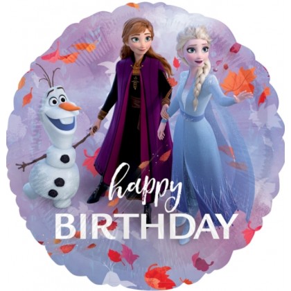 Standard Frozen 2 Happy Birthday Foil Balloon S60