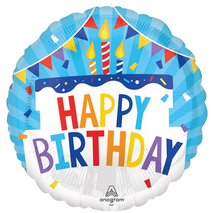 Happy Birthday Tiered Cake