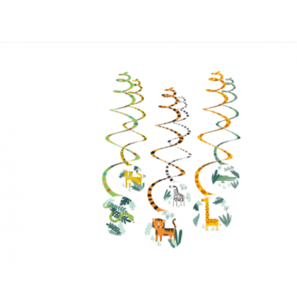 6 Swirl Decoration Get Wild