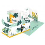 8 Invitations & Envelopes Get Wild