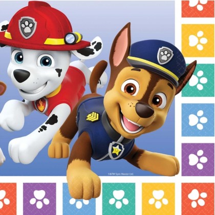 16 Napkins Paw Patrol 2022 33 x 33 cm