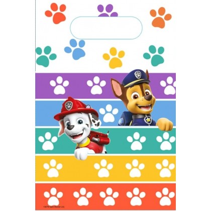 8 Loot Bags Paw Patrol 2022 Paper 15.8 x 23.6 cm