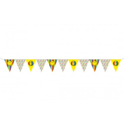 Pennant Banner Smileyworld Paper 330 x 15 cm