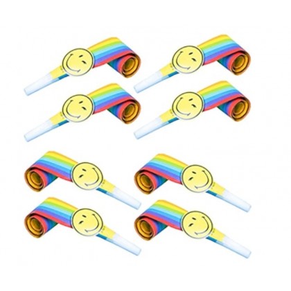8 Noisemakers Smileyworld 30 c