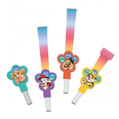 8 Blowouts Paw Patrol 2022 Plastic / Paper 30 cm