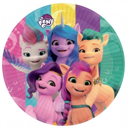 8 Plates My Little Pony Round Paper 23 cm