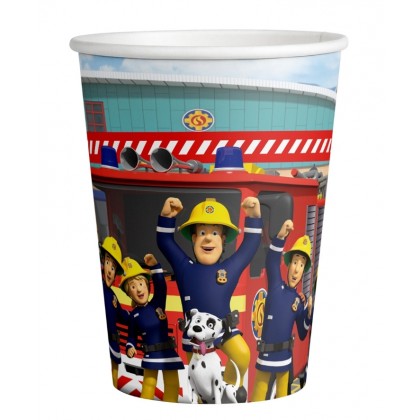 8 Cups Fireman Sam Paper 250 ml