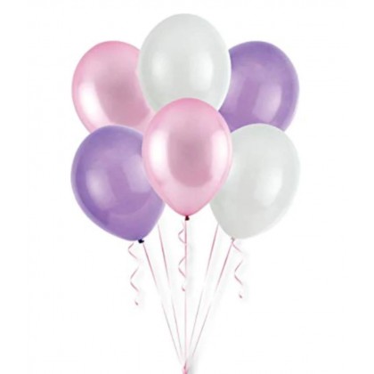 10 Latex Balloons Pearl assorted 27.5 cm / 11"
