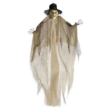 HANGING SCARY SCARECROW PROP