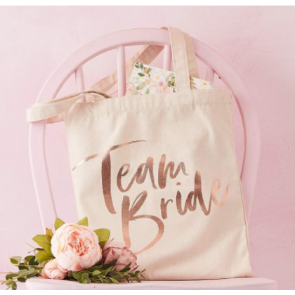 Tote Bag Floral Hen Party Fabric 67 x 31 cm