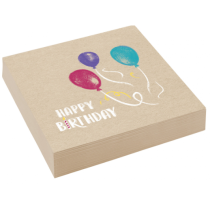 20 Napkins My Birthday Party 33 x 33 cm