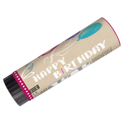 2 Party Popper My Birthday Party Plastic / Paper 15 cm