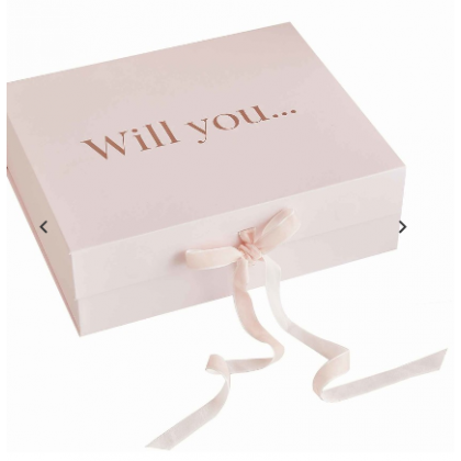 Bridesmaid Proposal Box - Rose Gold Foil