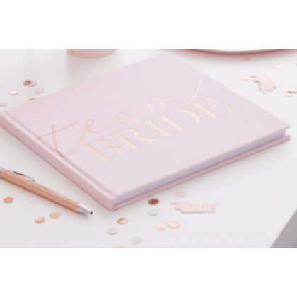 Guest Book - Team Bride - Wooden