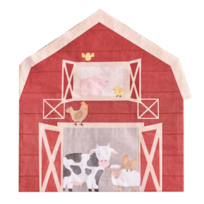 Napkin - Barn Shaped