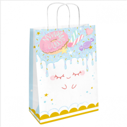 4 Loot Bags Crazy Cake Paper