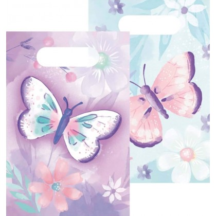 8 Paper Bags Flutter Paper