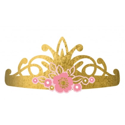8 Tiaras Princess for a Day Paper