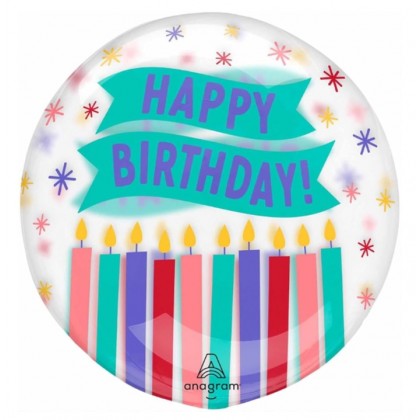 G20 CLEARZ HAPPY BIRTHDAY CANDLES