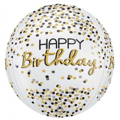 G20 ORBZ BLACK SILVER GOLD BIRTHDAY