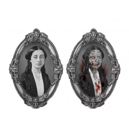 CREEPY WOMAN LENTICULAR PORTAIT