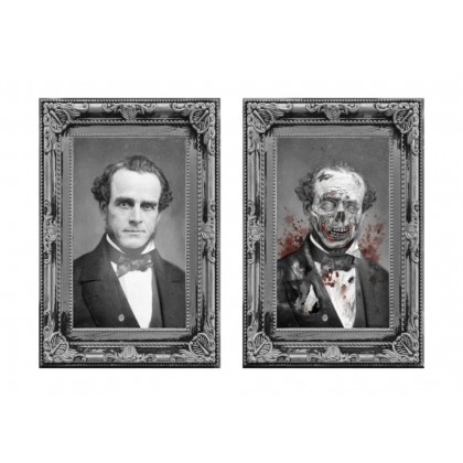 CREEPY MAN LENTICULAR PORTAIT