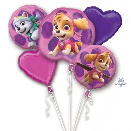 Bouquet Paw Patrol Skye & Everest Foil Balloon P75