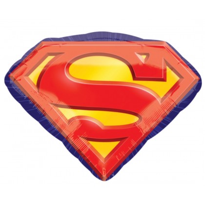 SuperShape Superman Emblem Foil Balloon P38 Packag