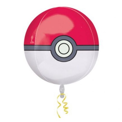 Orbz Pokéball Foil Balloon G40 Packaged 38 cm x 40