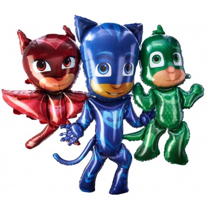 AirWalker PJ Masks Foil Balloon P93 Packaged 144 c