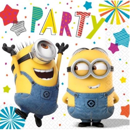 16 Napkins Despicable Me 33 x 33 cm