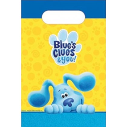 8 Loot Bags Blue's Clues Paper 15.8 x 23.6 cm