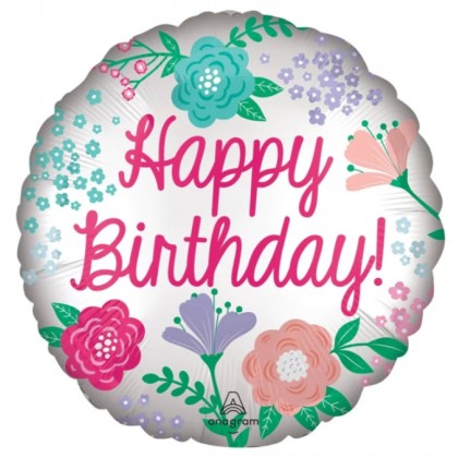 S40 18C XL STN HAPPY BIRTHDAY GARDEN