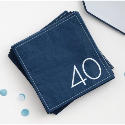Napkin - 40 - Blue