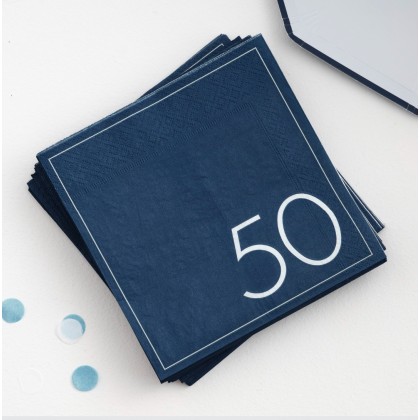 Napkin - 50 - Blue