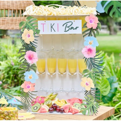 Treat Stand - Tiki Bar Drinks Stand with Grazing Board