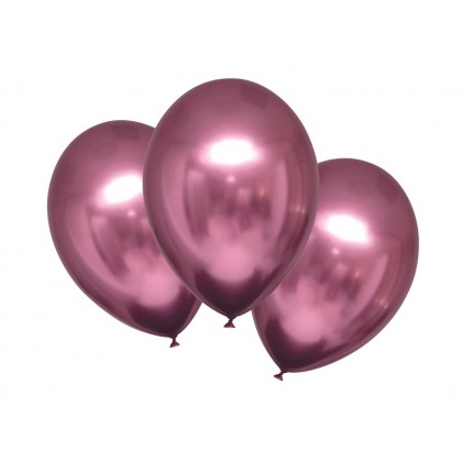 6 Latex Balloons Satin Luxe Flamingo 27.5cm/11"