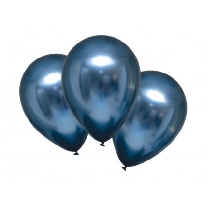 6 Latex Balloons Satin Luxe Azure 27.5cm/11"