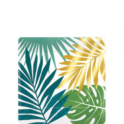 Key West Metallic Square Plates 7 in